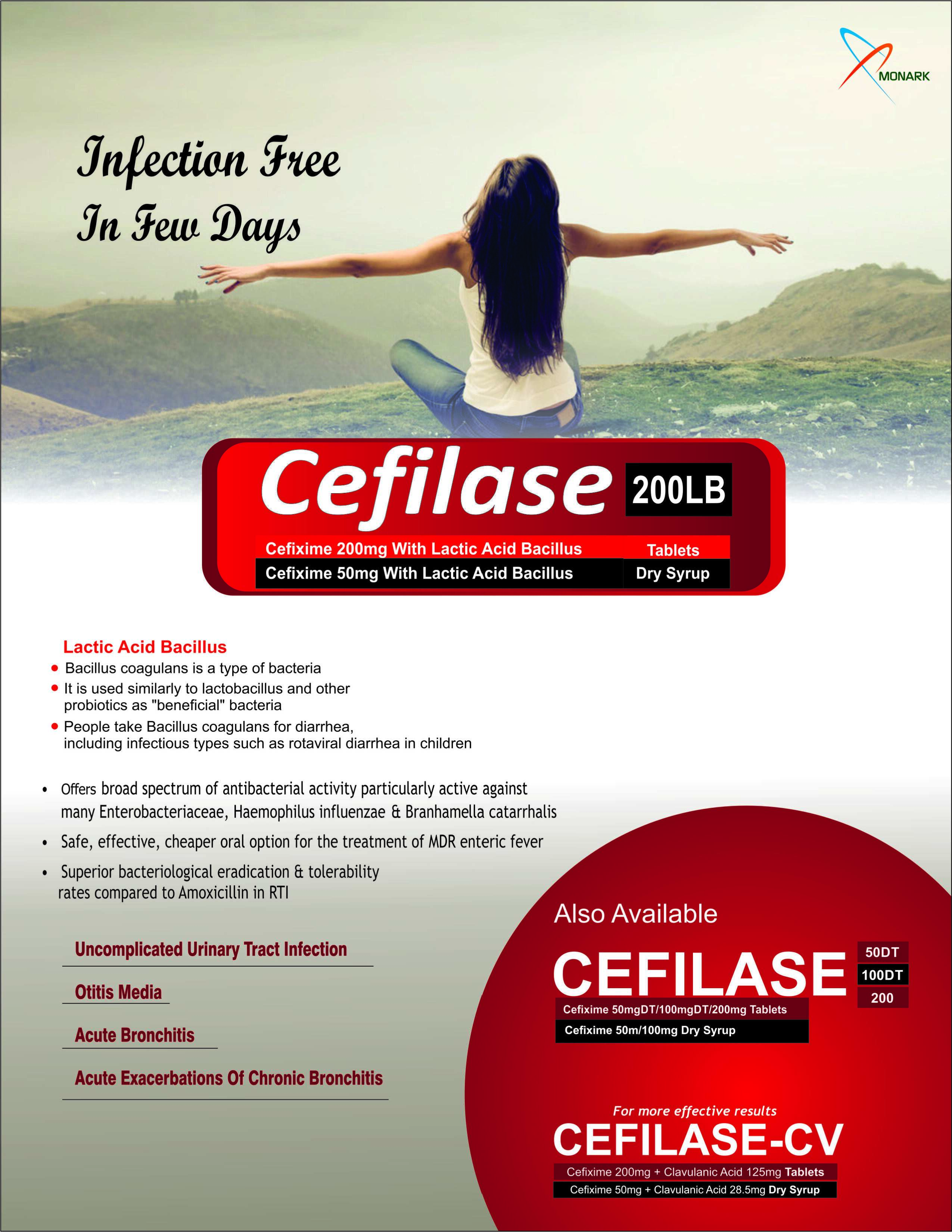 CEFILASE-100 DT TABLET